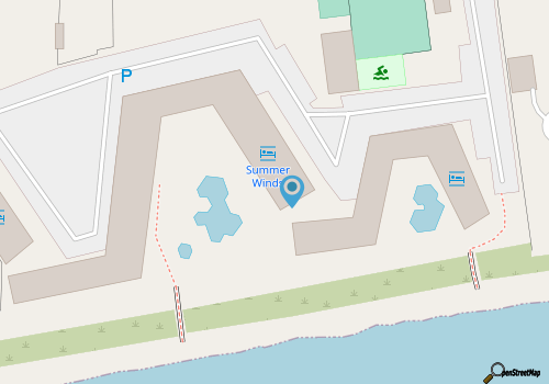 Beach Bliss - Oceanview 5th floor condo in Fun-Filled Summerwinds Resort map location
