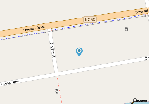 Charming coastal dog friendly apartment near the beach map location