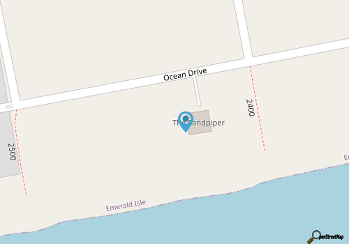 Stunning oceanfront views just steps from the deck; steps, sand, waves! map location