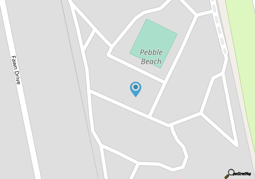 Newly remodeled second floor condo at Pebble Beach map location
