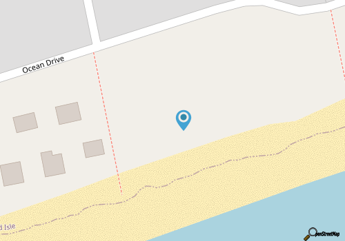 Updated Oceanfront Duplex in Ocean Oaks near the Point map location
