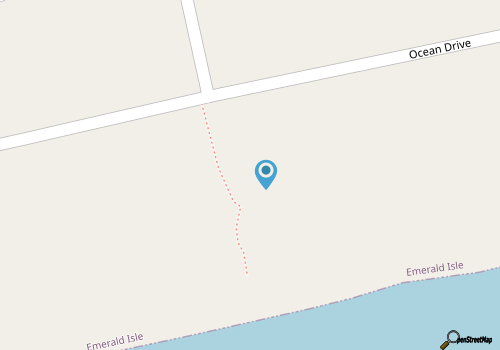 Serendipity, Oceanfront House in Emerald Isle, NC! map location