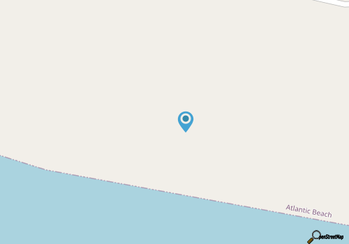 Oceanfront condo with direct beach access, balcony and shared pool map location