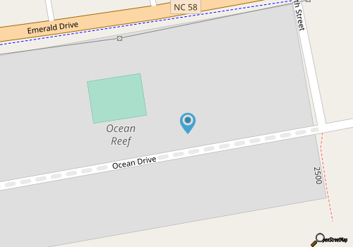 Ocean Reef 17-B2 - Almost Oceanfront 2BR 2BA - Complex Amenities map location