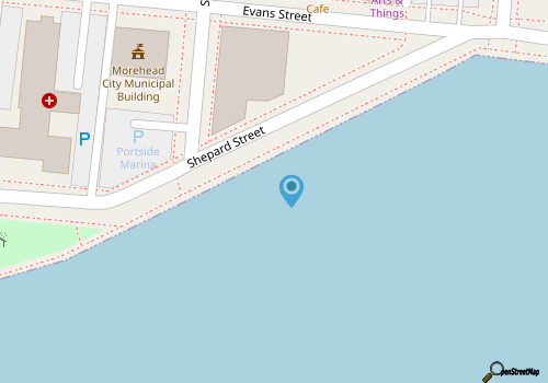 Morehead City Ferry Service map location