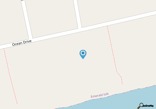 Seaside Paws, 4 Bedroom, 4 Bathroom Oceanfront Duplex in Emerald Isle, NC! map location