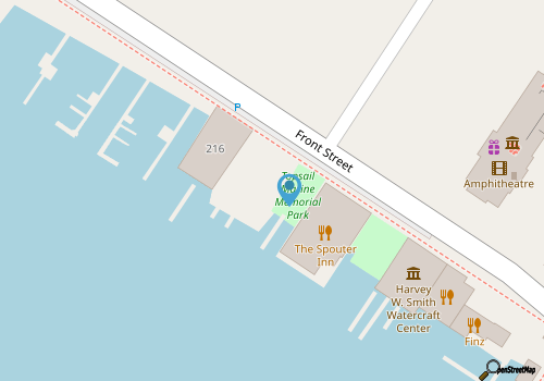Topsail Marine Memorial Park map location