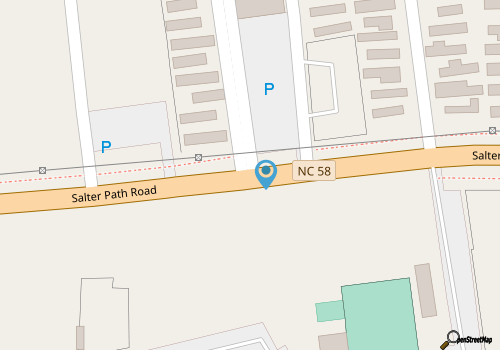Summer Winds B-331, Oceanfront Condo in Indian Beach, NC! map location