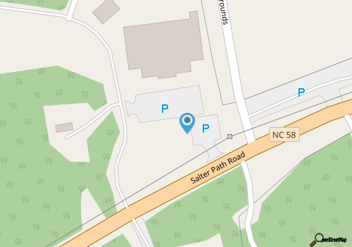Oceanfront, Top Floor, End Unit, E301 - Ocean Club Resort map location
