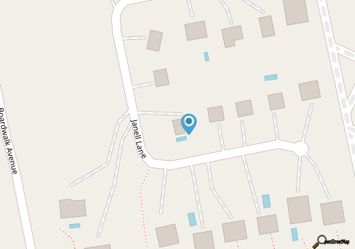 Relax in your private pool at your second-row Emerald Isle 4 BR beach cottage map location