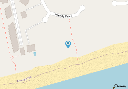 Dolphin View West, Oceanfront Duplex in Emerald Isle, NC! map location