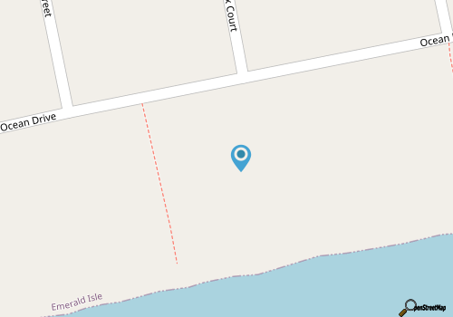 1 Fish, 2 Fish, Oceanfront House in Emerald Isle, NC! map location