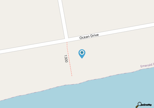 Sails Call, Oceanfront House in Emerald Isle, NC! map location