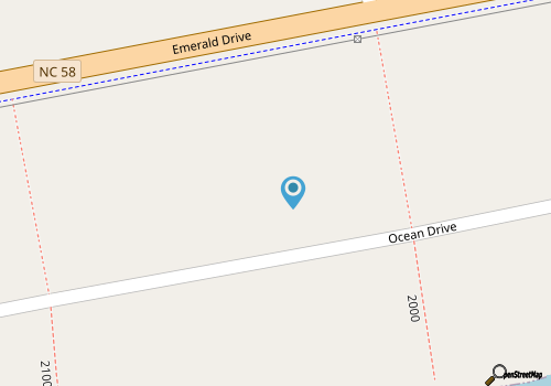 Carolina Beach Music, Almost Oceanfront House in Emerald Isle, NC! map location
