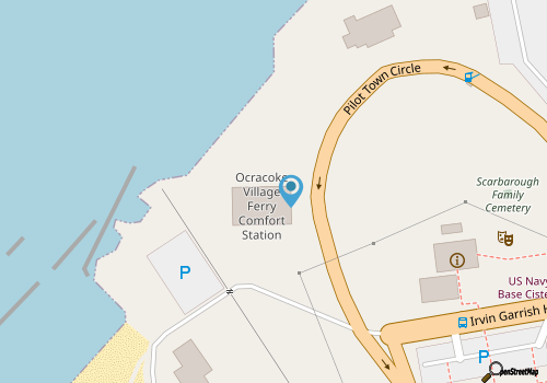 Cedar Island Ferry map location