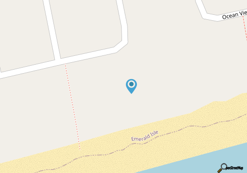 Lorelei West, Oceanfront Duplex in Emerald Isle, NC! map location
