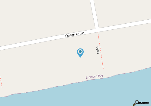 One Four Our Three - Oceanfront, 3BR, 1.5BA - Emerald Isle! map location