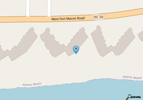 2nd-Floor Condo in Oceanfront Location w/WiFi, Screened-In Balcony, Shared Pool map location