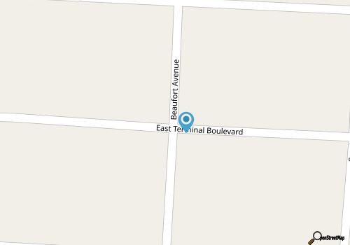 Dog-Friendly Duplex Third-Row Up From Beach with Free WiFi, Enclosed Yard map location