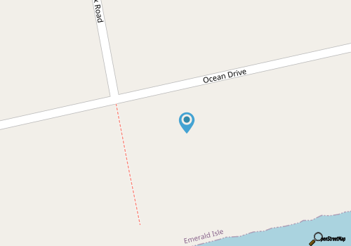 Oceanfront Emerald Isle Escape w/ Private Hot Tub! map location