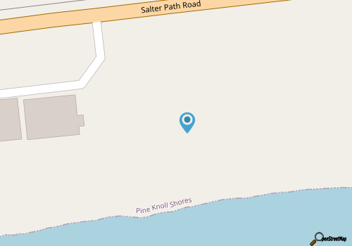 Stunning 2BDR Oceanfront Condo in Peaceful Pine Knoll Shores map location