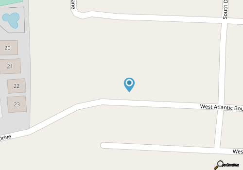 Private pool, multiple balconies, fenced yard and close to the beach map location