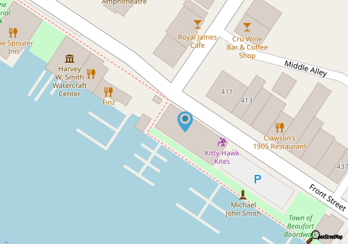 Queen Anne's Revenge map location