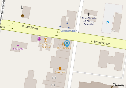The Chelsea map location