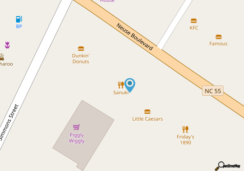 Sanuki Japanese Steak and Seafood Restaurant map location