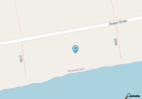 Blue Heron East, Oceanfront Duplex in Emerald Isle, NC! map location
