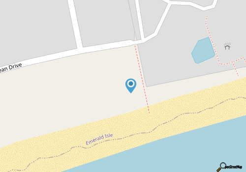 Beautiful Emerald Isle Oceanfront 5 Bedroom Duplex: 'Changes In Attitudes' map location