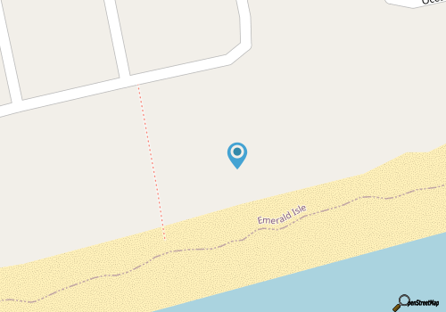 Anticipation, Oceanfront Duplex in Emerald Isle, NC! map location