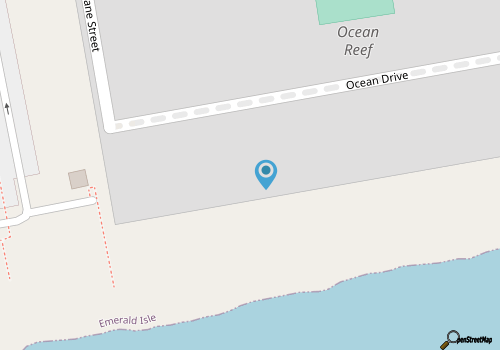 Ocean Reef 8-B1, Oceanfront Condo in Emerald Isle, NC! map location