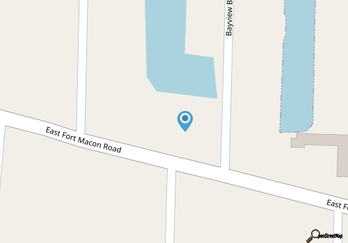 Dock of the Bay - Soundfront House, 3BR, 2BA, Atlantic Beach map location