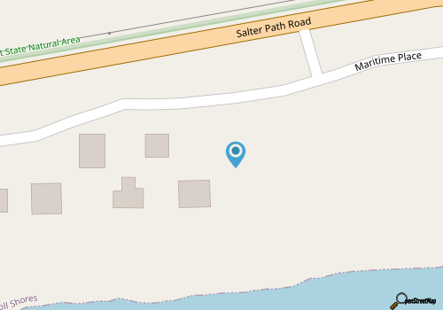 Merry Time, Oceanfront House in Pine Knoll Shores, NC! map location