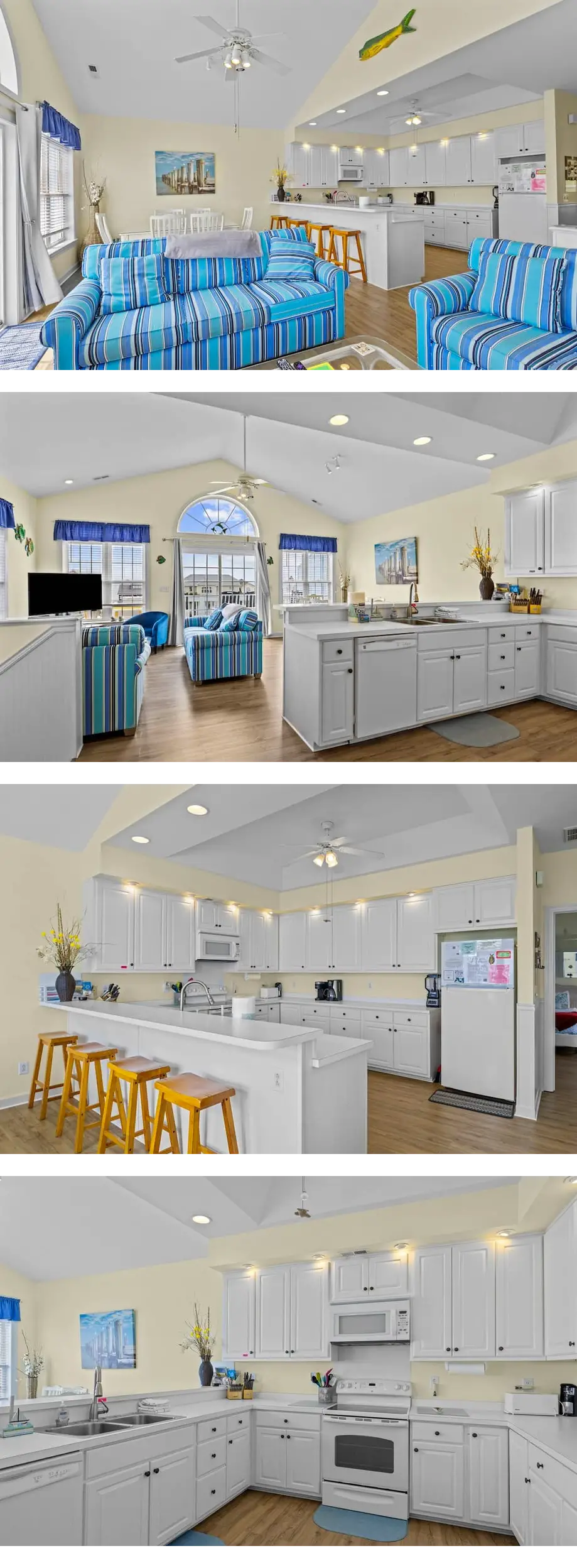 2nd Row Oceanview Duplex with easy beach...