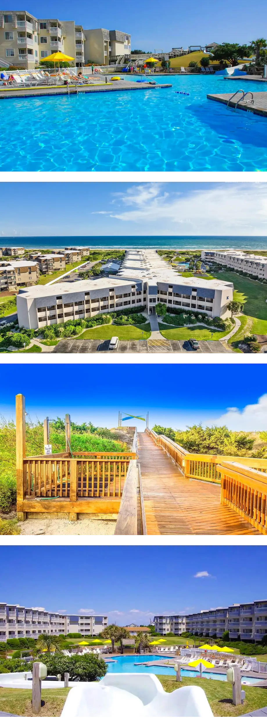 Second-floor courtyard condo with pools,...