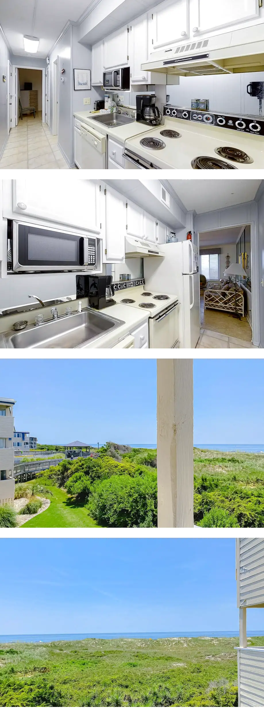 Oceanfront, 2nd-floor condo with balcony...