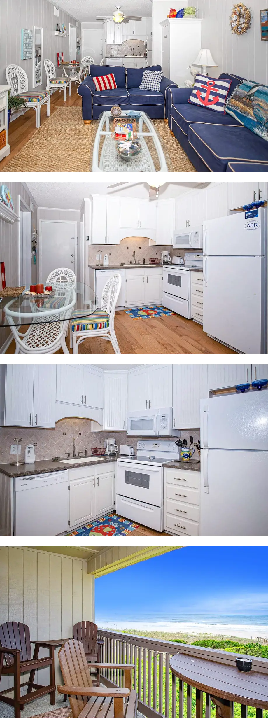 Beautifully Remodeled, Oceanfront, 3rd-Floor Condo with Balcony & Shared Pools