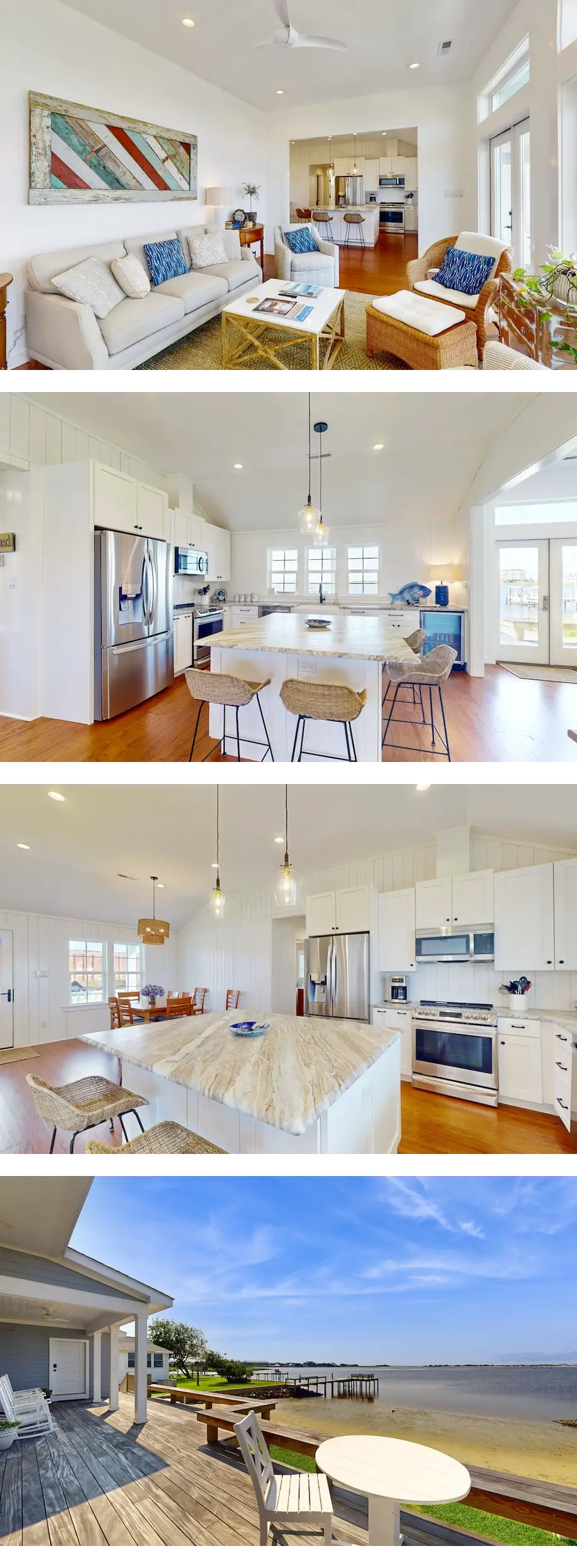 Stunning beachfront home with private do...