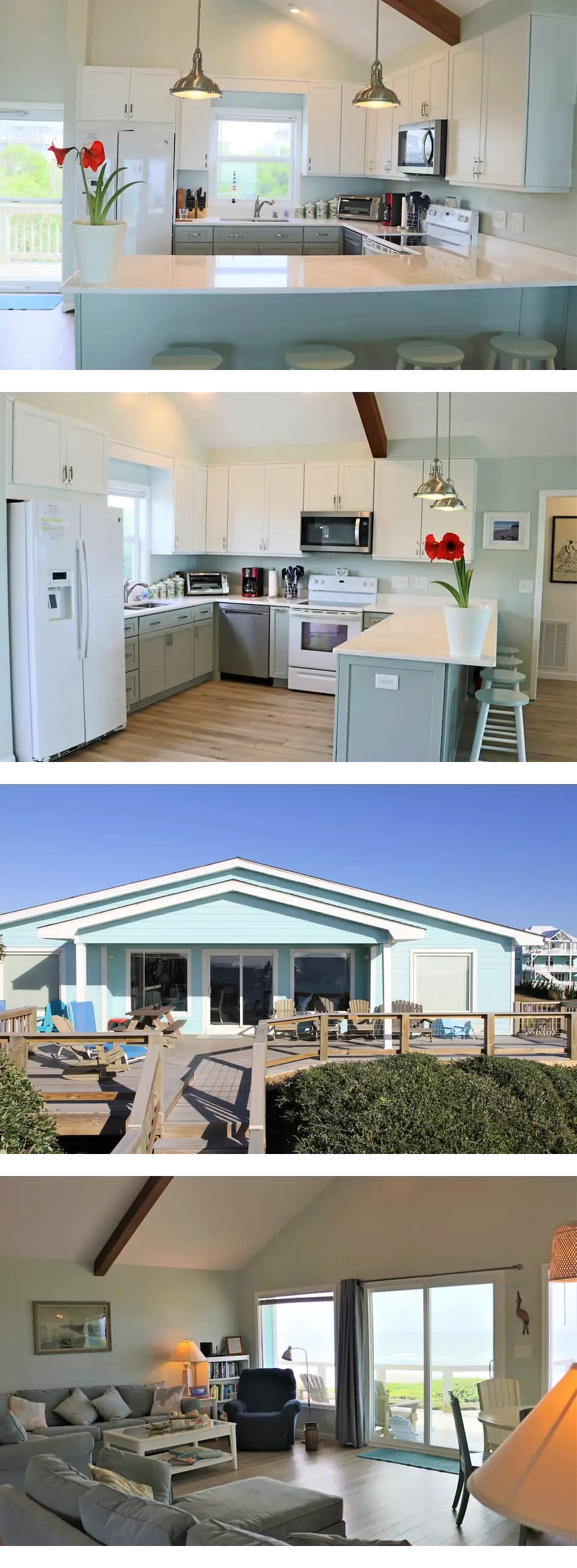 Oceanfront 4BR-Decks, Dog-Friendly & Pri...